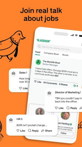 Glassdoor | Jobs & Careers для Android — скриншот 3