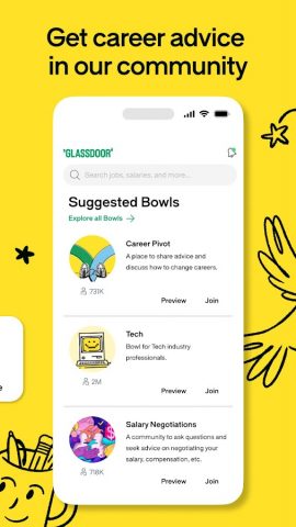 Glassdoor | Jobs & Careers для Android — скриншот 4