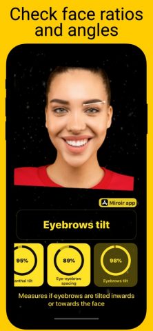 Golden Ratio Face — Miroir для iOS — скриншот 2