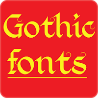 Gothic Fonts for FlipFont для Android