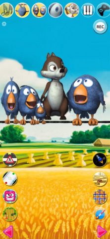 Говорящие птицы на проводе для iOS — скриншот 5