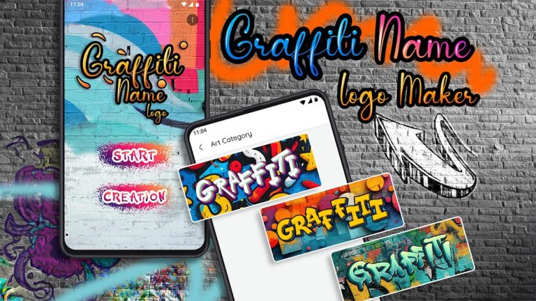 Graffiti Name Logo Maker для Android — скриншот 1