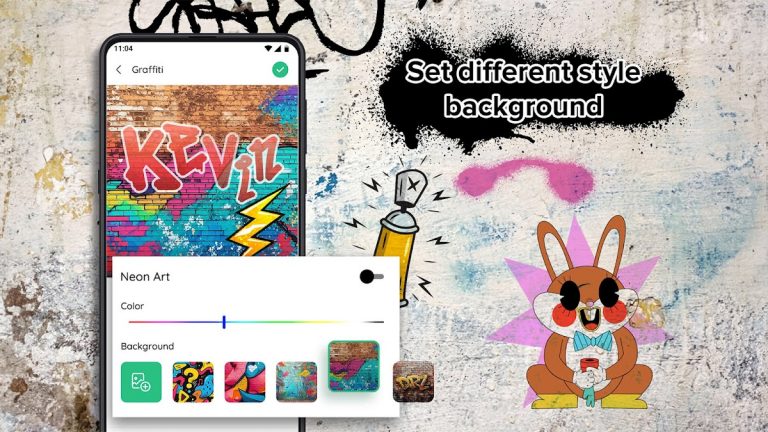 Graffiti Name Logo Maker для Android — скриншот 3