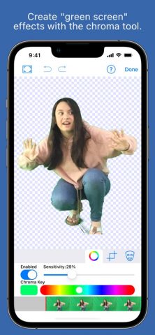 Green Screen by Do Ink для iOS — скриншот 3