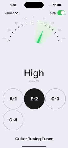 Guitar Tuning Tuner для iOS — скриншот 2