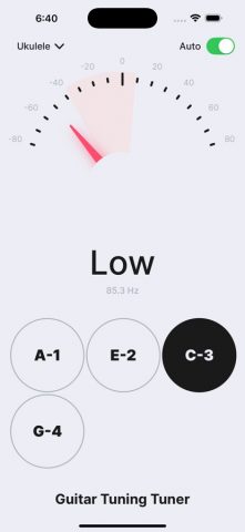 Guitar Tuning Tuner для iOS — скриншот 3
