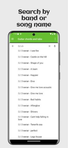 Guitar chords and tabs для Android — скриншот 2