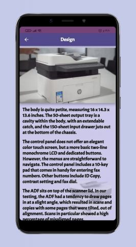 HP Laser MFP 137fnw Guide для Android — скриншот 4