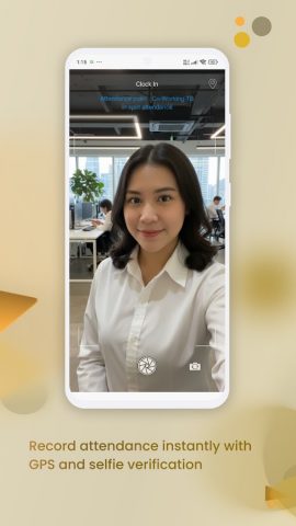 Hadirr | Clock In, Track Sales для Android — скриншот 2