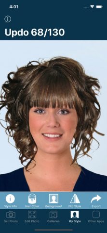 Hairstyle Try On PRO для iOS — скриншот 3