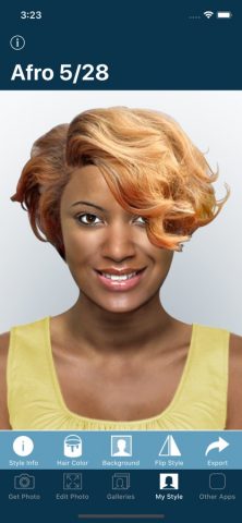 Hairstyle Try On PRO для iOS — скриншот 4