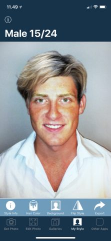 Hairstyle Try On PRO для iOS — скриншот 5