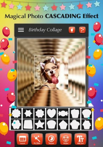 Happy Birthday Photo Collage для Android — скриншот 5