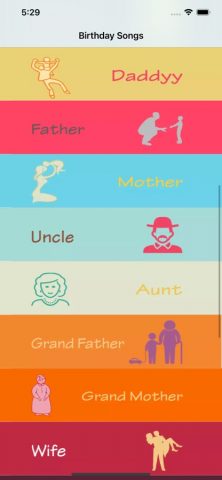 Happy Birthday Songs for All для iOS — скриншот 4