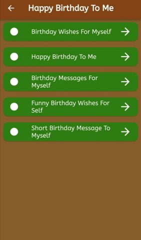 Happy Birthday To Me : Myself для Android — скриншот 3