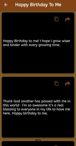 Happy Birthday To Me : Myself для Android — скриншот 4