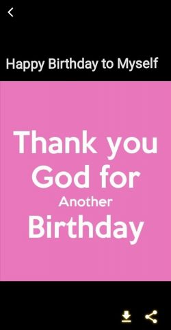 Happy Birthday to Myself для Android — скриншот 4