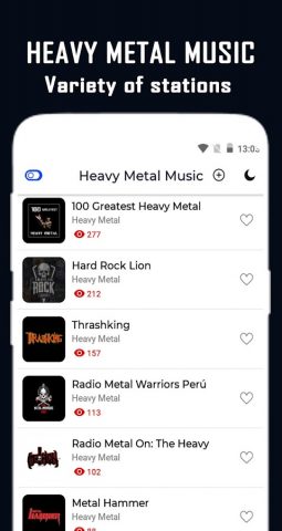 Heavy Metal Music для Android — скриншот 1
