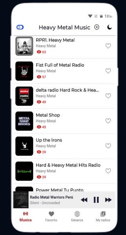 Heavy Metal Music для Android — скриншот 2