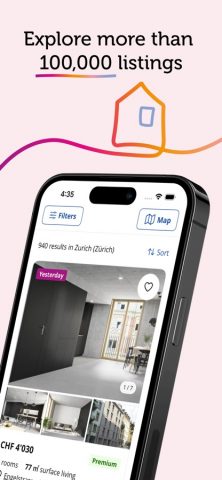 Homegate Swiss real estate для iOS — скриншот 2