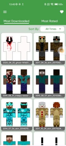 Horror Skins for Minecraft для Android — скриншот 5