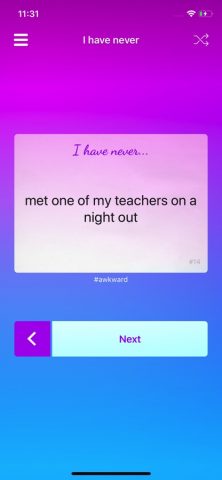 I have never (Party game) для iOS — скриншот 3