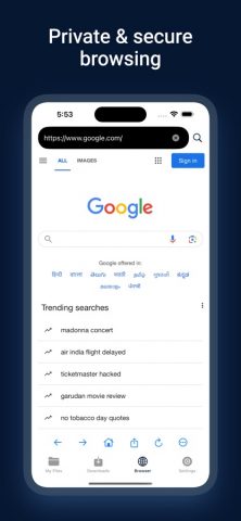 IDM — Download Manager для iOS — скриншот 3