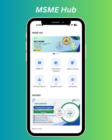 IRIS Peridot GST & MSME App для Android — скриншот 2