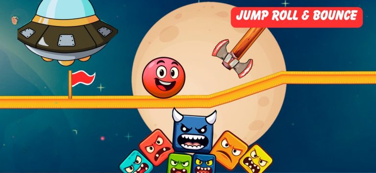 Игра Bounce Ball 4 Red Ball для iOS — скриншот 1