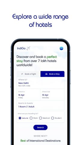 IndiGo: Flight Booking App для Android — скриншот 2