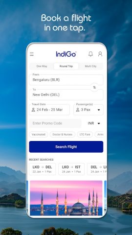 IndiGo: Flight Booking App для Android — скриншот 3