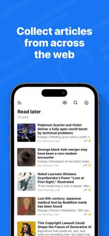Inoreader: News & RSS reader для iOS — скриншот 4