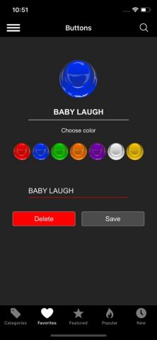 Instant Buttons — звуки топ для iOS — скриншот 3