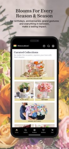 Interflora India для iOS — скриншот 4