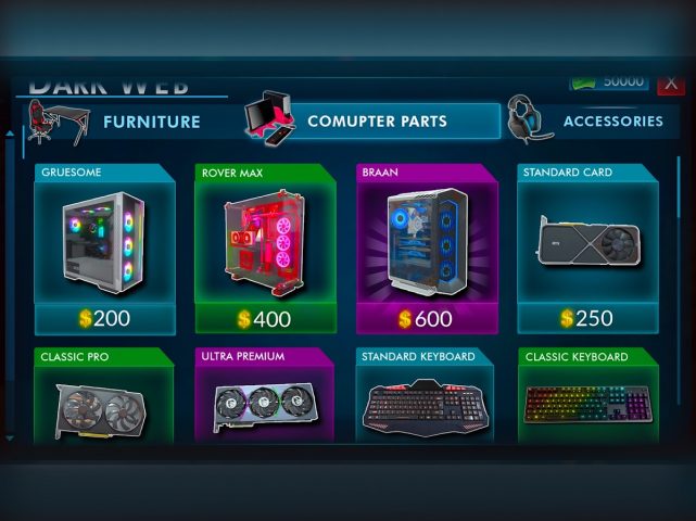 Internet Gamer Cafe Simulator для Android — скриншот 5