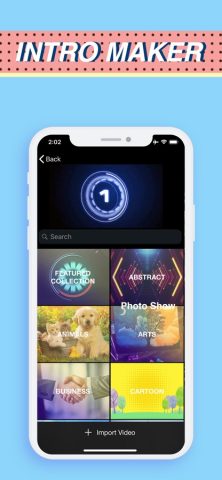 Intro Maker для iOS — скриншот 1