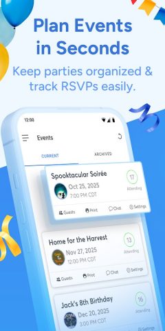 Invitd Invitation Maker & RSVP для Android — скриншот 2