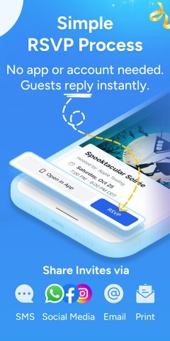 Invitd Invitation Maker & RSVP для Android — скриншот 4