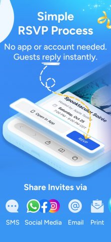 Создатель Приглашений Invitd для iOS — скриншот 4