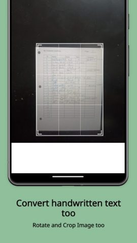 Изображение в, Image to Excel для Android — скриншот 4