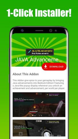 JAVA Advancements Minecraft для Android — скриншот 1