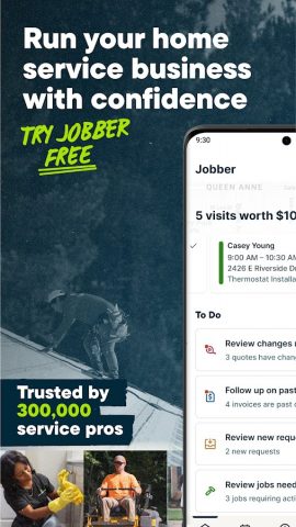 Jobber: Field Service Software для Android — скриншот 2