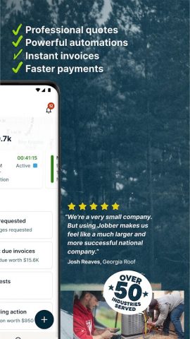 Jobber: Field Service Software для Android — скриншот 3