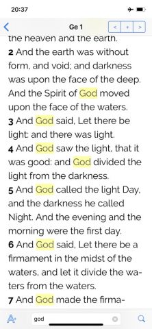 K.J.V. Holy Bible для iOS — скриншот 2