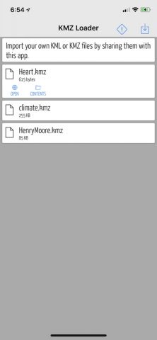 KMZ Loader для iOS — скриншот 2
