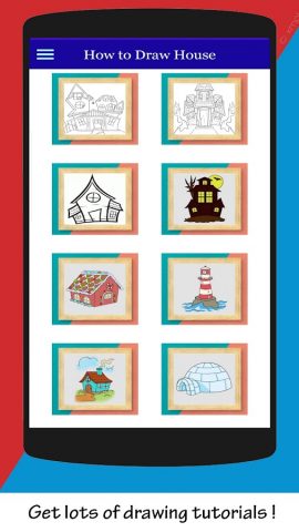 Как легко нарисовать дом для Android — скриншот 1