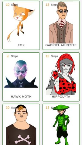 Как нарисовать леди баг для Android — скриншот 5