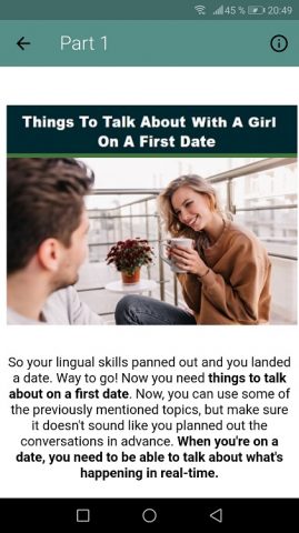 Как понравиться девушке для Android — скриншот 4