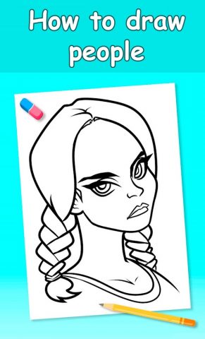 Как рисовать людей для Android — скриншот 1