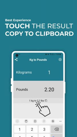 Kg to Lbs — Kilogram to Pound для Android — скриншот 3
